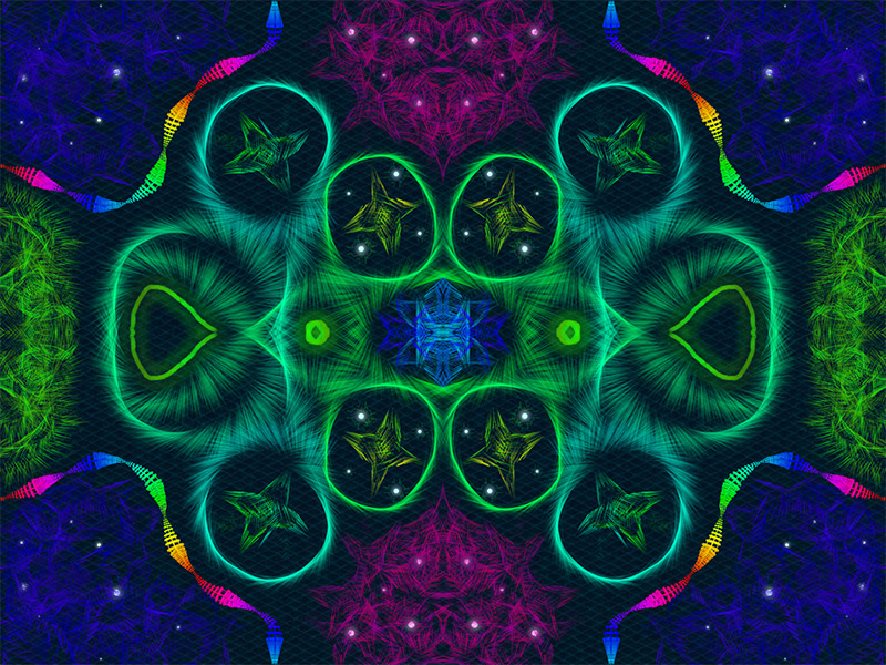 Scribblify App Artwork - Glow Abstract 1