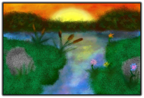 Scribblify  Artwork of Sunset