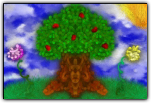 Scribblify  Artwork of Apple Tree